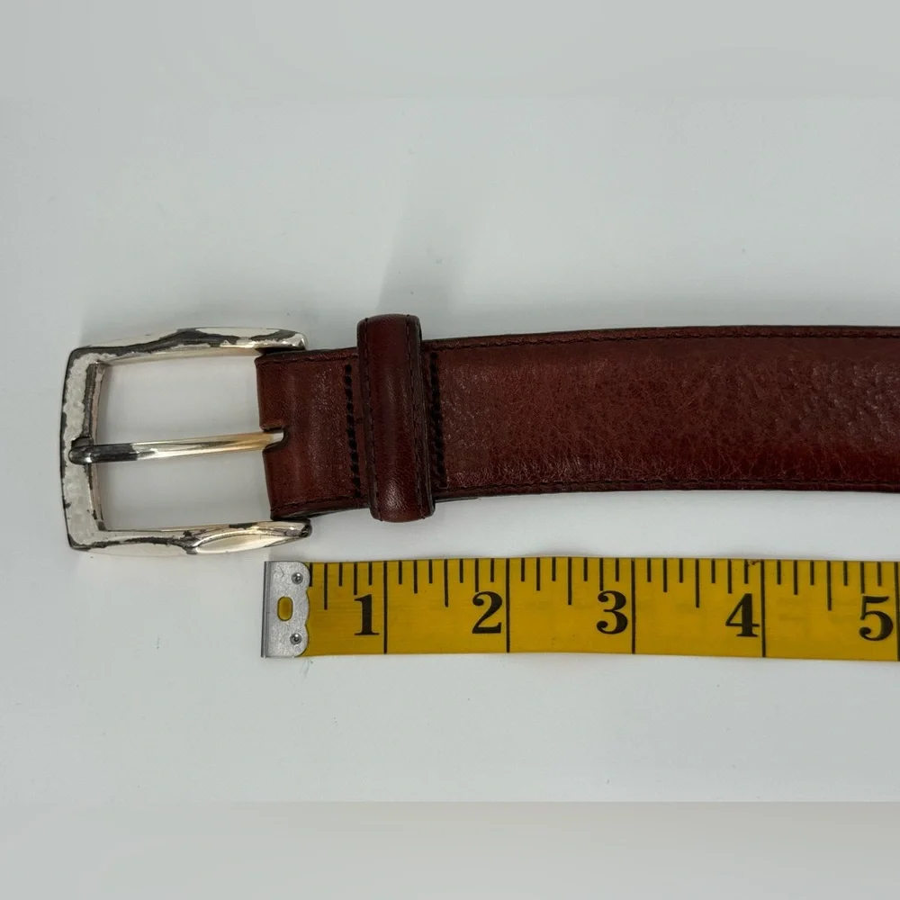 Vintage Brighton Men’s Brown Leather Belt‎ 40